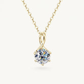 The Allure Moissanite Necklace - Gold