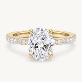 The Aurore Moissanite Ring - Gold
