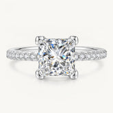 The Carrée Moissanite Ring