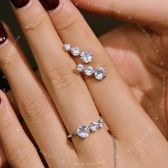 The Crescendo Stud Earrings