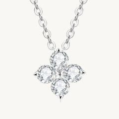 The Clover Moissanite Necklace