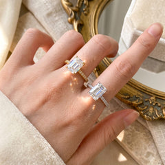 The Élise Moissanite Ring