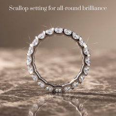 The Eterna Moissanite Ring