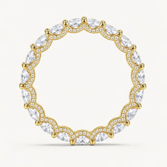 The Eternelle Moissanite Ring - Gold