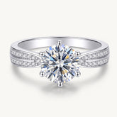 The Lumina Moissanite Ring