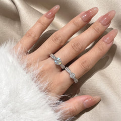 The Lumina Moissanite Ring