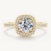 The Marchesa Moissanite Ring - Gold