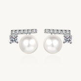 The Poise Moissanite Stud Earrings