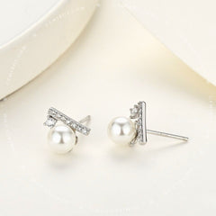 The Poise Moissanite Stud Earrings