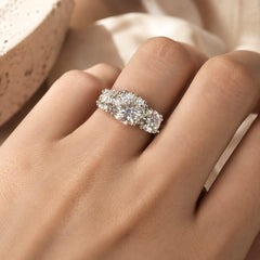 The Reine Moissanite Ring