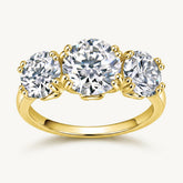 The Reine Moissanite Ring - Gold