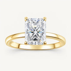 The Vivienne Moissanite Ring - Gold