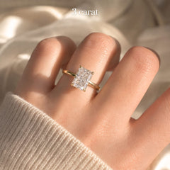The Vivienne Moissanite Ring - Gold