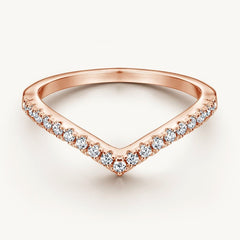 The Wishbone Ring - Rose Gold