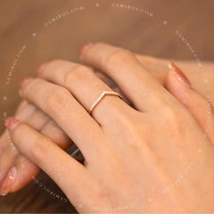 The Wishbone Ring - Rose Gold