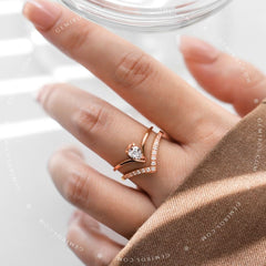 The Wishbone Ring - Rose Gold