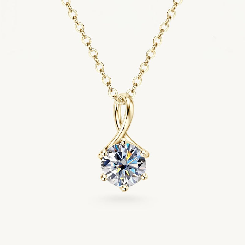 The Allure Moissanite Necklace - Gold