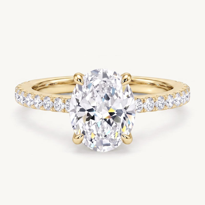 The Aurore Moissanite Ring - Gold