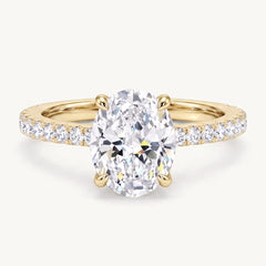 The Aurore Moissanite Ring - Gold