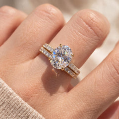 The Aurore Moissanite Ring - Gold