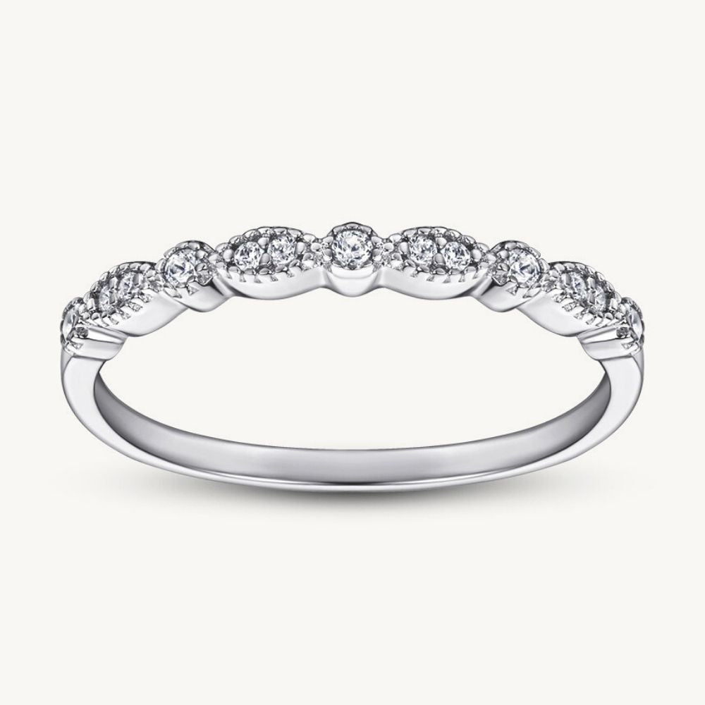 vintage inspired milgrain stacking band — The Beloved Ring by Gemiros