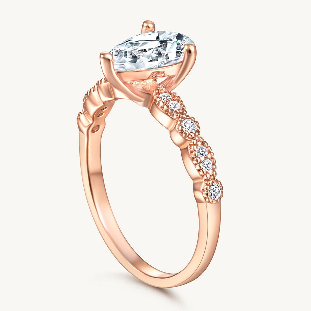 The Clara Ring - Rose Gold