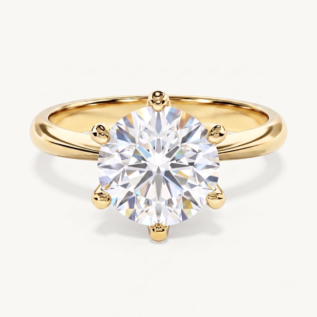 The Éclat Moissanite Ring - Gold
