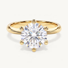 The Éclat Moissanite Ring - Gold
