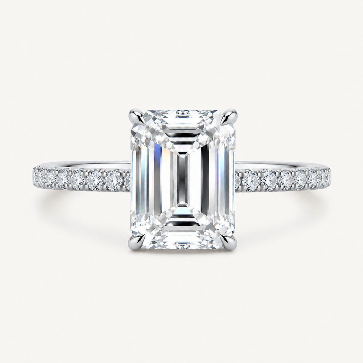 The Élise Moissanite Ring