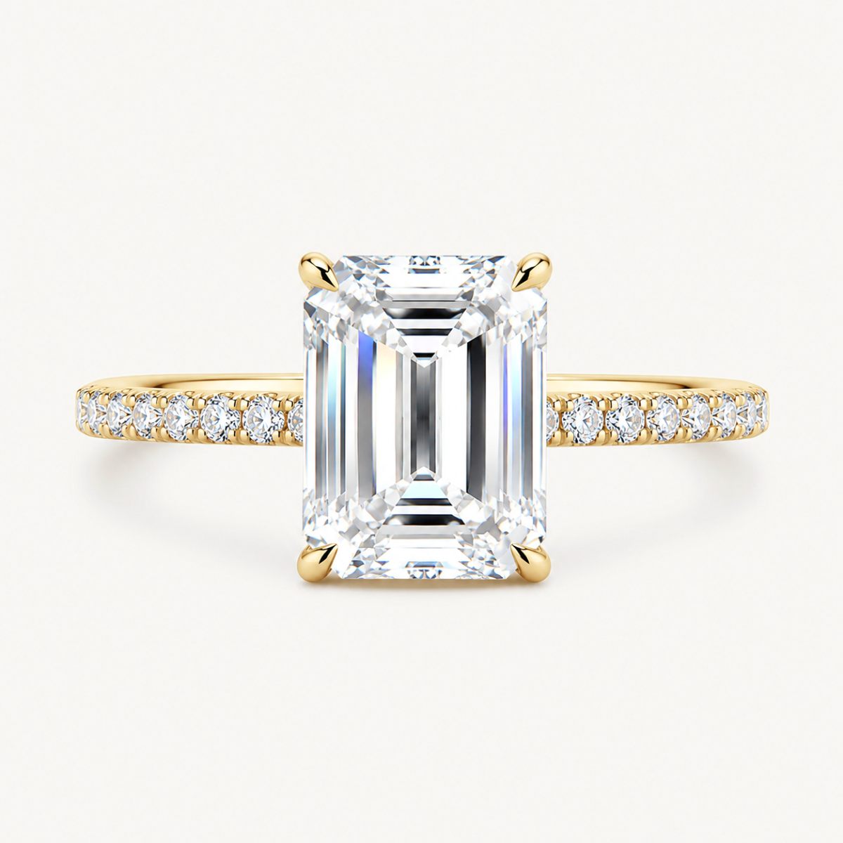 The Élise Moissanite Ring - Gold