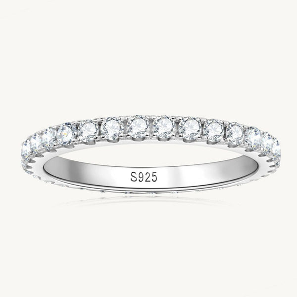 The Eternity Ring — classic pavé stacking band