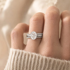 The Forever Moissanite Ring