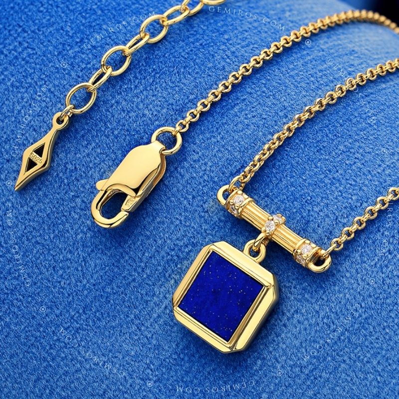 Lapis Lazuli Balance Beam Necklace