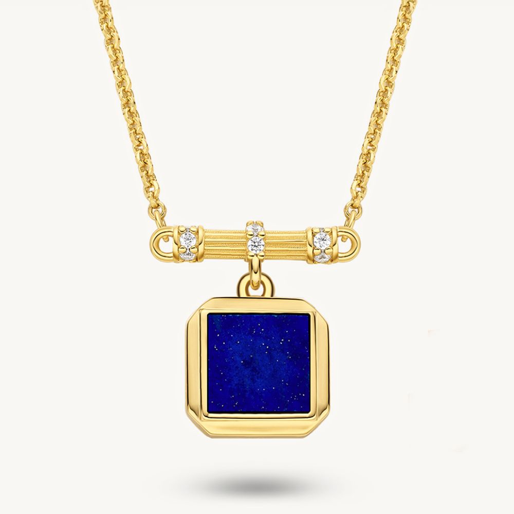 Lapis Lazuli Balance Beam Necklace