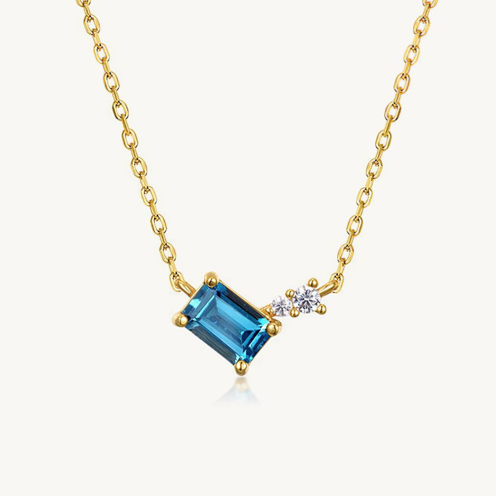 Azure London Blue Topaz Necklace