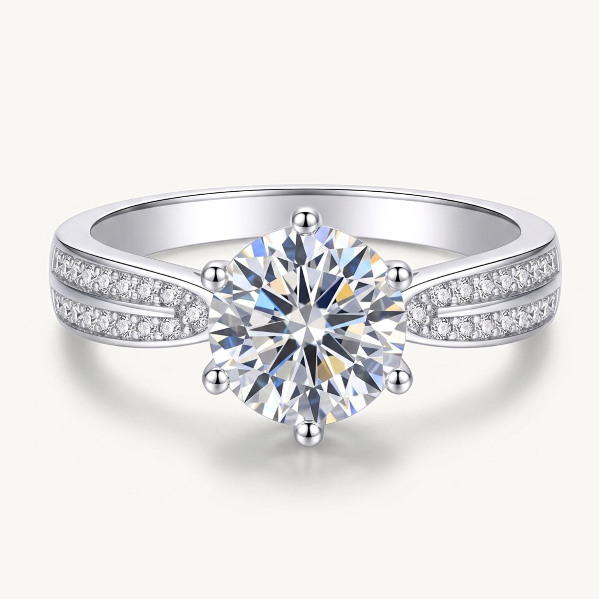 The Lumina Moissanite Ring