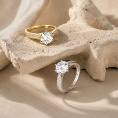 The Lumina Moissanite Ring