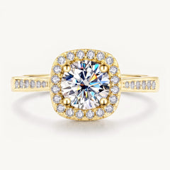 The Marchesa Moissanite Ring - Gold