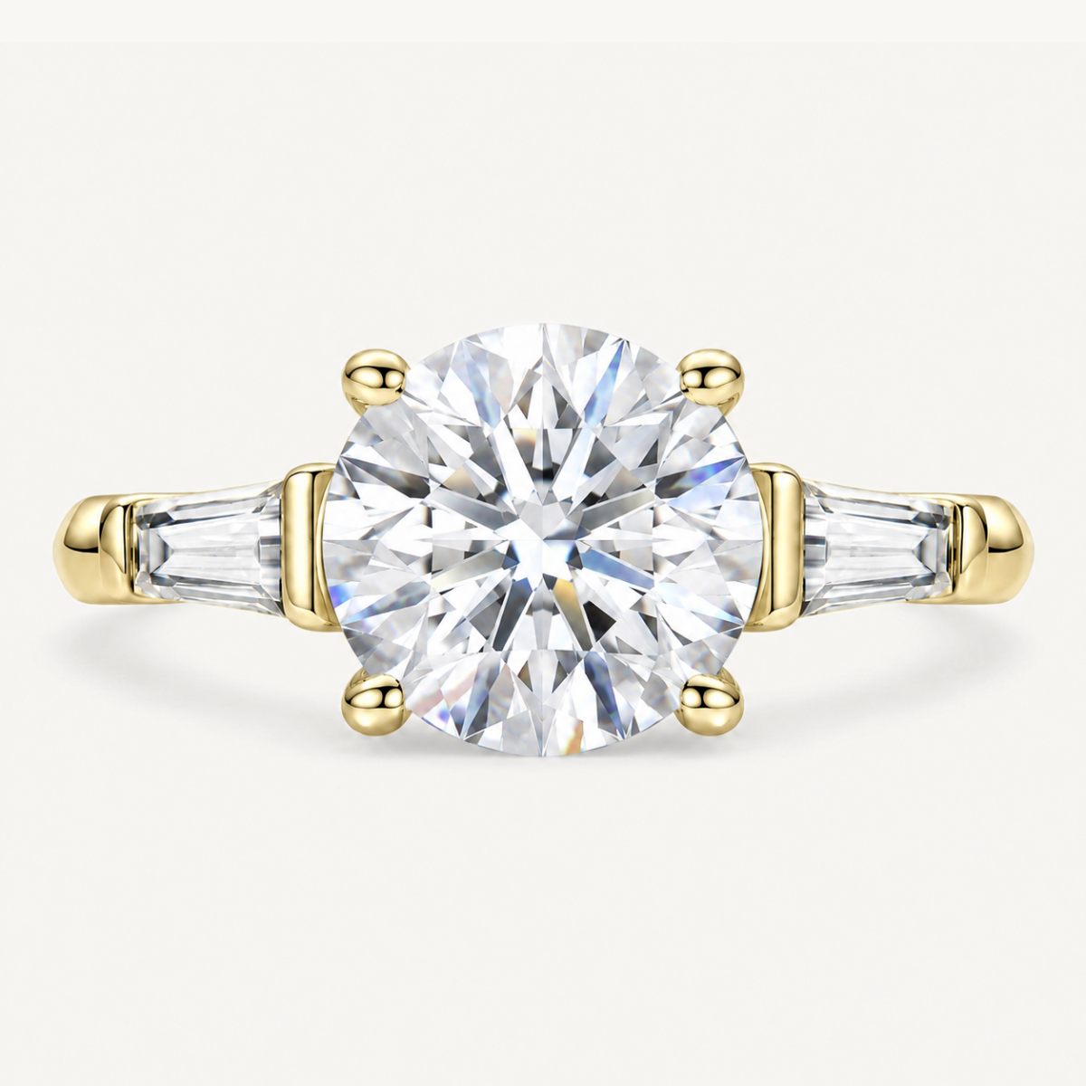 The Margaux Moissanite Ring - Gold