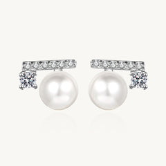 The Poise Moissanite Stud Earrings