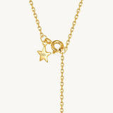 Mischievous Moon Cat Pearl Necklace