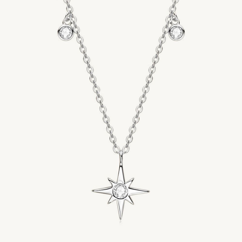 The North Star Moissanite Necklace