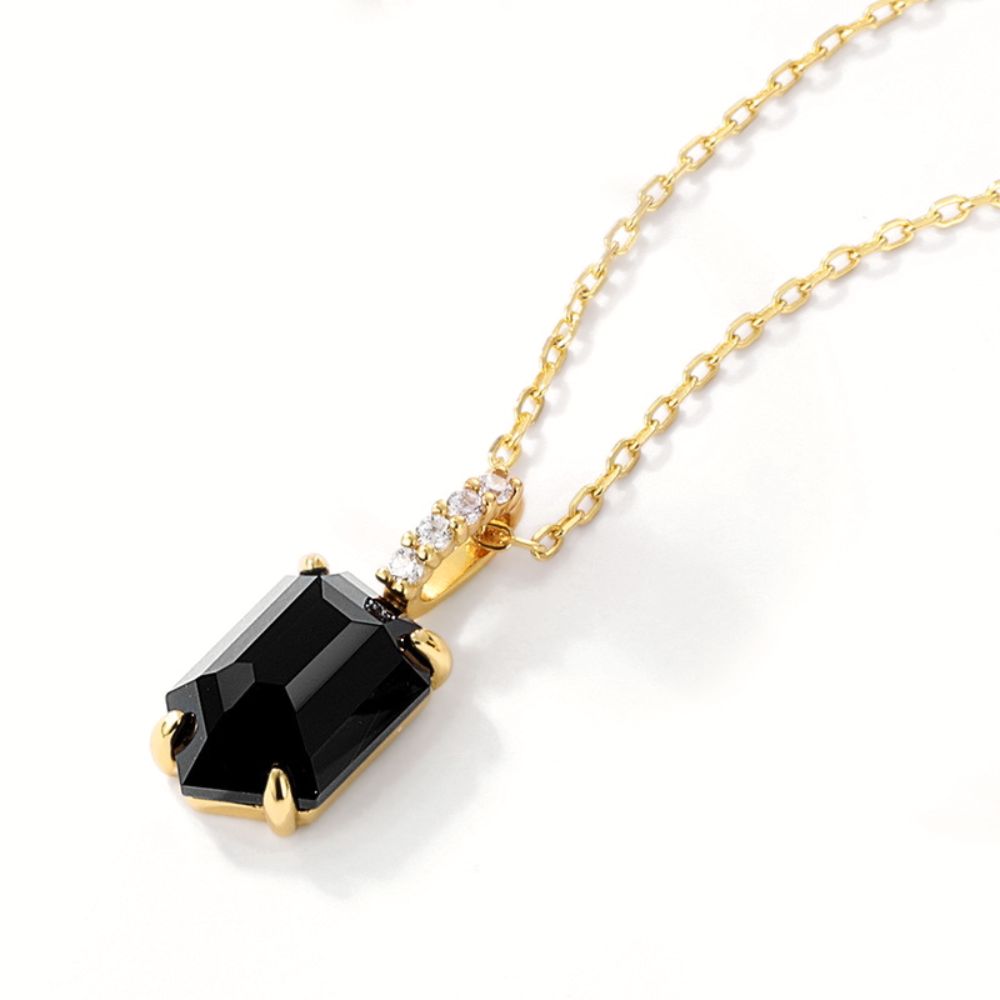 Irregular Black Onyx Pendant