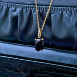 Irregular Black Onyx Pendant