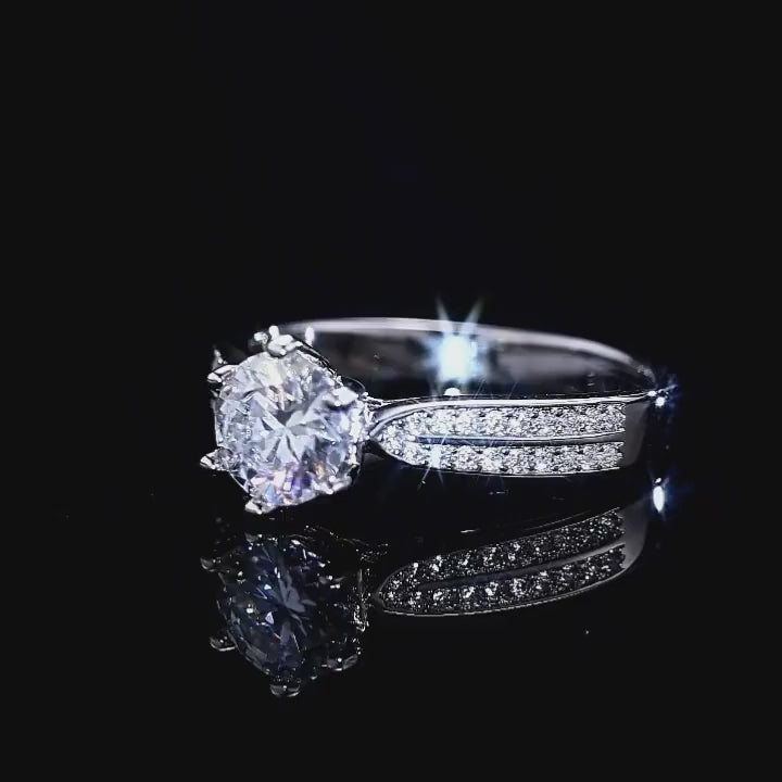 The Lumina Moissanite Ring