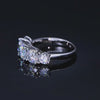 The Rivière Moissanite Ring