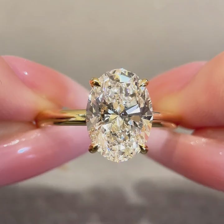 The Luna Moissanite Ring
