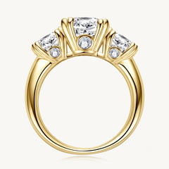 The Reine Moissanite Ring - Gold
