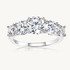 The Rivière Moissanite Ring